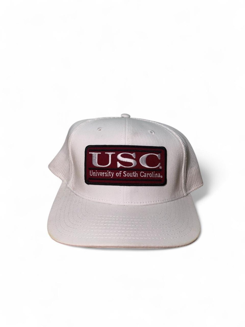 The Game University of South Carolina USC classic bar snapback hat white NWT